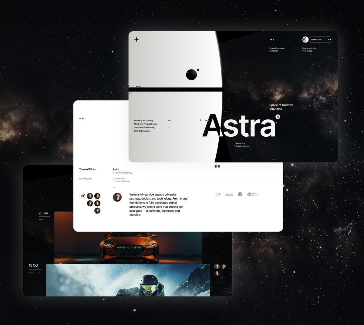 Some more snippets from the 4th <a href="/framer/">Framer</a> template called Astra