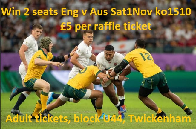 Win tickets to England v Australia, 1 November. We are raffling a pair of adult tickets, £5 per entry to raise funds to support the ongoing refurbishment and running of the club. app.galabid.com/engaus1nov25 <a href="/Natleague_rugby/">National League Rugby</a> <a href="/YorkshireRugby/">Yorkshire Rugby</a> <a href="/YorkshireRefs/">Yorkshire RU Refs</a> <a href="/VisitSheffield/">Welcome to Sheffield</a>
