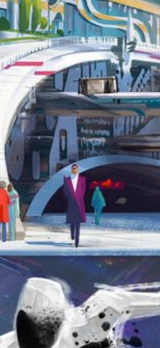 This concept art of Miguel in his purple suit and white turtle neck is bringing me out of hiatus. Also his red tinted glasses?! I can’t believe this crumb is keeping the fanbase alive. Sketch incoming soon