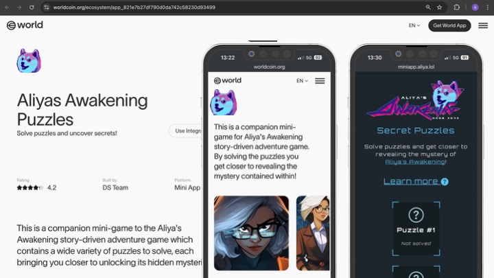 digistrats_com's tweet image. Another week, another hint for the #AliyasAwakening ARG
Have you checked out our @worldcoin miniapp? 9 exclusive trivias and passphrases can only be obtained on our miniapp.
#ARG #Worldcoin #AliyasAwakening