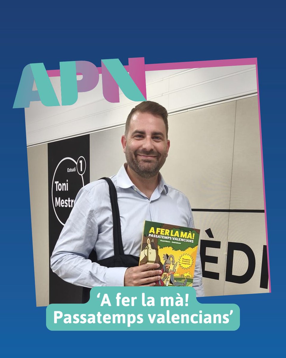 🌙#APoquetaNit | 📖'A fer la mà! Passatemps valencians' és una proposta lúdica de jocs i enigmes per a disfrutar mentre poses a prova els teus coneixements sobre la cultura valenciana. Un llibre de <a href="/Vicent_Marco/">Vicent Marco</a> i Raúl Salazar [<a href="/respetocanas/">Raúl Salazar & El Profesor Migraña</a>]

🎧apuntmedia.es/programes/a-po…