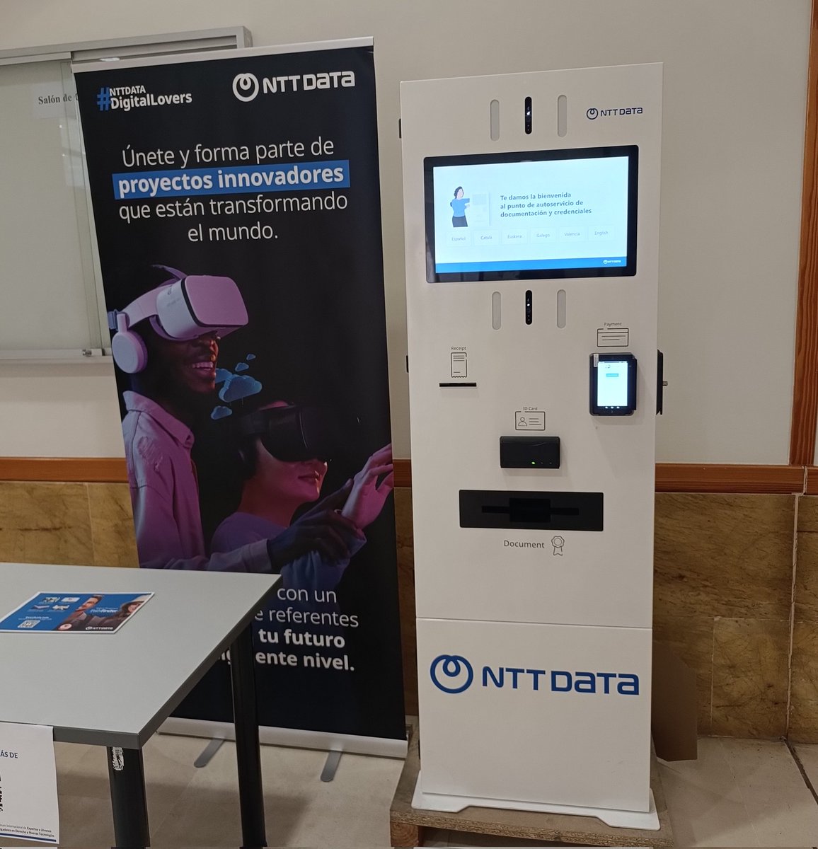 No te pierdas el quiosco de identificación biométrica que nos han traído de <a href="/NTTDataSpain/">NTT DATA España</a> #FODERTICS14 <a href="/foderticsusal/">FODERTICS</a>