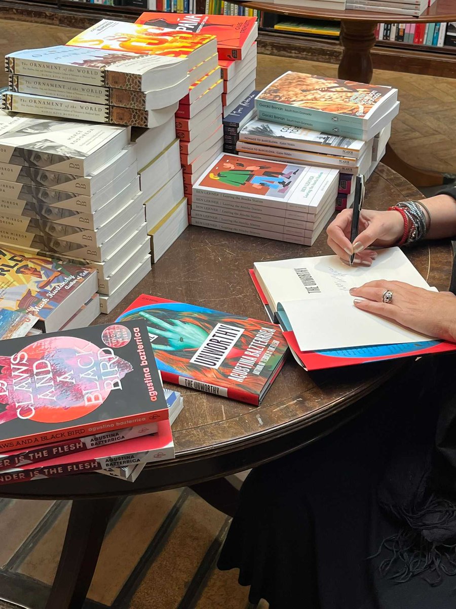 Pushkin Press (@pushkinpress) on Twitter photo 🚨There are <a href="/AgusBazterrica/">Agustina Bazterrica💚🏳️🌈</a> signed copies of The Unworthy, Tender Is The Flesh, and Nineteen Claws and a Black Bird in <a href="/Dauntbooks/">Daunt Books</a> Marylebone, <a href="/WaterstonesTCR/">WaterstonesTCR</a> <a href="/WaterstonesCovG/">Waterstones Covent Garden</a>, <a href="/Foyles/">Foyles Bookshop</a> Charing Cross, <a href="/Hatchards/">Hatchards</a> Piccadilly - RUN DON'T WALK 🏃♀️🏃♀️ 🚨There are <a href="/AgusBazterrica/">Agustina Bazterrica💚🏳️🌈</a> signed copies of The Unworthy, Tender Is The Flesh, and Nineteen Claws and a Black Bird in <a href="/Dauntbooks/">Daunt Books</a> Marylebone, <a href="/WaterstonesTCR/">WaterstonesTCR</a> <a href="/WaterstonesCovG/">Waterstones Covent Garden</a>, <a href="/Foyles/">Foyles Bookshop</a> Charing Cross, <a href="/Hatchards/">Hatchards</a> Piccadilly - RUN DON'T WALK 🏃♀️🏃♀️