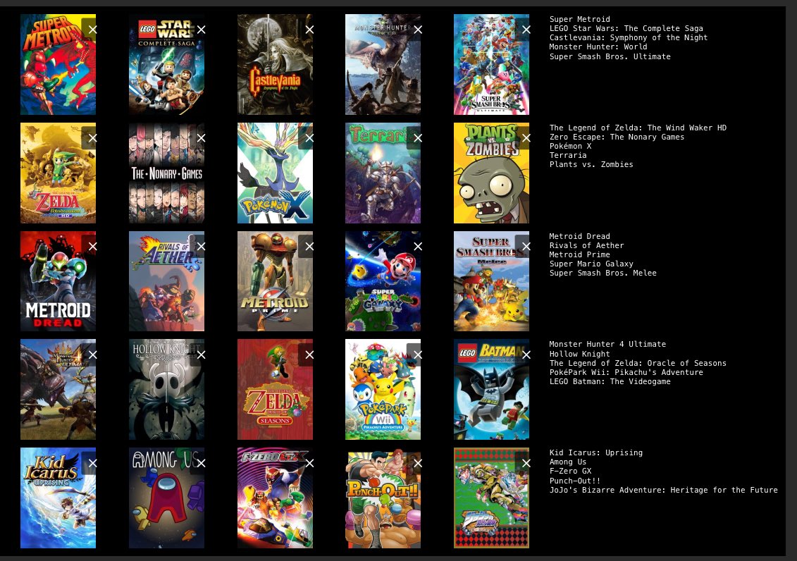 Too lazy to download the image but here’s my top 25