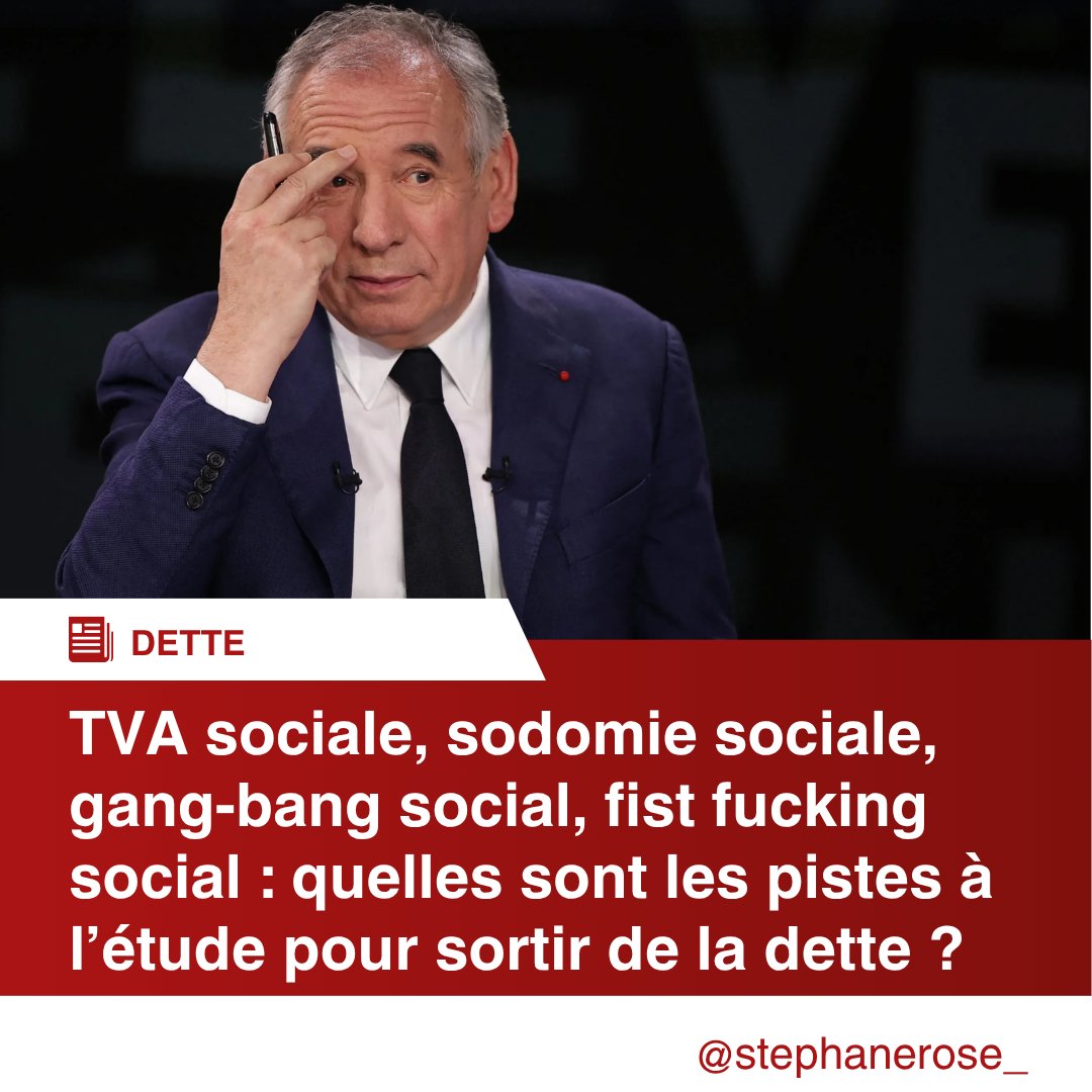 #Bayrou #tvasociale #dette