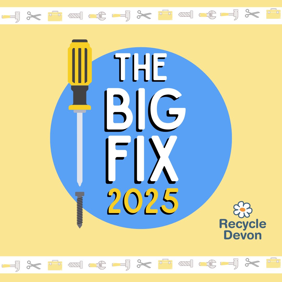 RecycleDevon's tweet image. 👏 A massive thank you to the 78 Repair Cafés from across the UK who took part in The Big Fix 2025 all throughout May! 🛠
Stay tuned for updates as we gather feedback and find out how busy the hundreds of repairers have been! 🧐
@CAGDevon #repaircafe #thebigfix