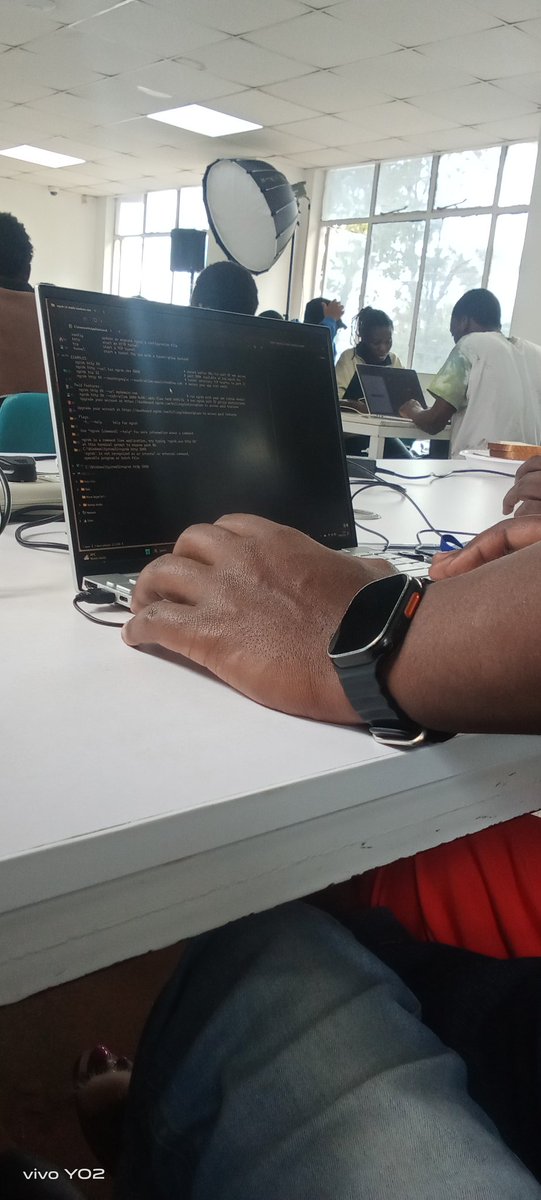 Just getting started for the Hackathon where 2G meet AI <a href="/Africastalking/">Africa's Talking</a> 

#BuildWithAT #WeLoveNerds #TanzaniaVsKenya #Chelsea #BlueEconomyKE #TheRiverBetween