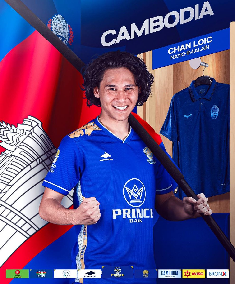 👏 អបអរសាទរ! Félicitations à notre nouveau joueur Loïc Chan qui a été invité à participer à la première phase avec l'équipe nationale U23 cambodgienne 🇰🇭 en préparation du prochain Championnat U23 de l'ASEAN 2025 en Indonésie

He will join Nora, Makara and Lyhour also