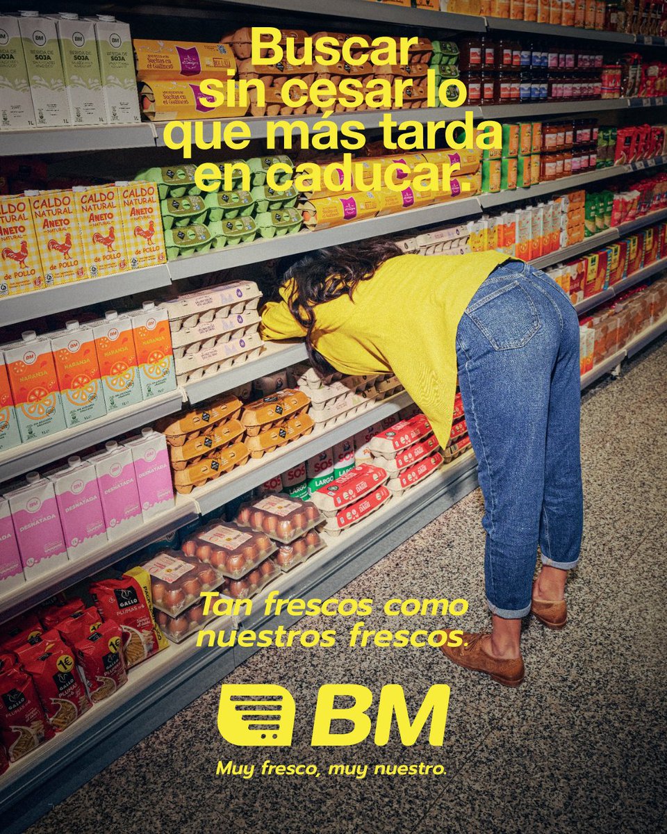 ¿A que te identificas con esta imagen? 😜 ¡Seguro que sí! Y no eres la única persona que lo hace. Envíaselo a quien sabes que también busca sin cesar lo que más tarde en caducar.

Porque en BM todos somos tan frescos como nuestros frescos ❄

#MuyFrescoMuyNuestro