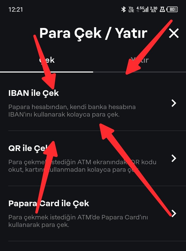 61Efebaser's tweet photo. #Papara #paparamağdurları #karapa arkadaşlar bu şekilde paranızı 3.000 TL günlük limitle çeke bilirsiniz https://t.co/Fql294iMld