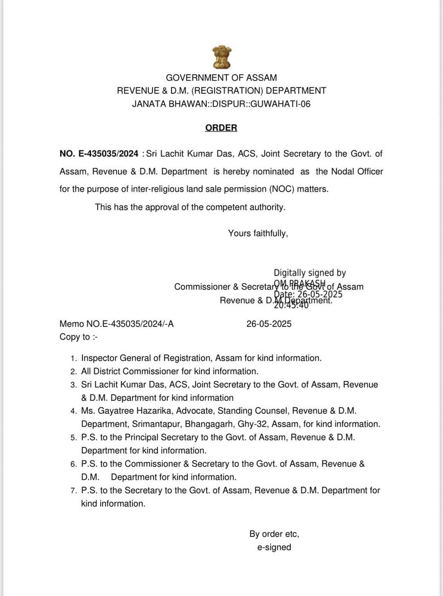 Nanda K Dewan (@nandadewan) on Twitter photo Is this Constitutional Mr. Chief Minister ?
<a href="/himantabiswa/">Himanta Biswa Sarma</a> <a href="/CMOfficeAssam/">Chief Minister Assam</a>
I hope it is not true. Is this Constitutional Mr. Chief Minister ?
<a href="/himantabiswa/">Himanta Biswa Sarma</a> <a href="/CMOfficeAssam/">Chief Minister Assam</a>
I hope it is not true.