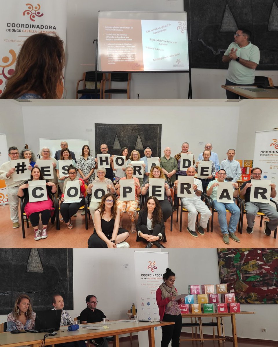 MPDLCiudadReal's tweet image. 👉Ayer estuvimos en Toledo participando en la XXX Asamblea General de la Coordinadora de ONGD-CLM @ongdclm
💪Tres décadas trabajando con la esperanza de un mundo más justo. #EsHoraDeCooperar