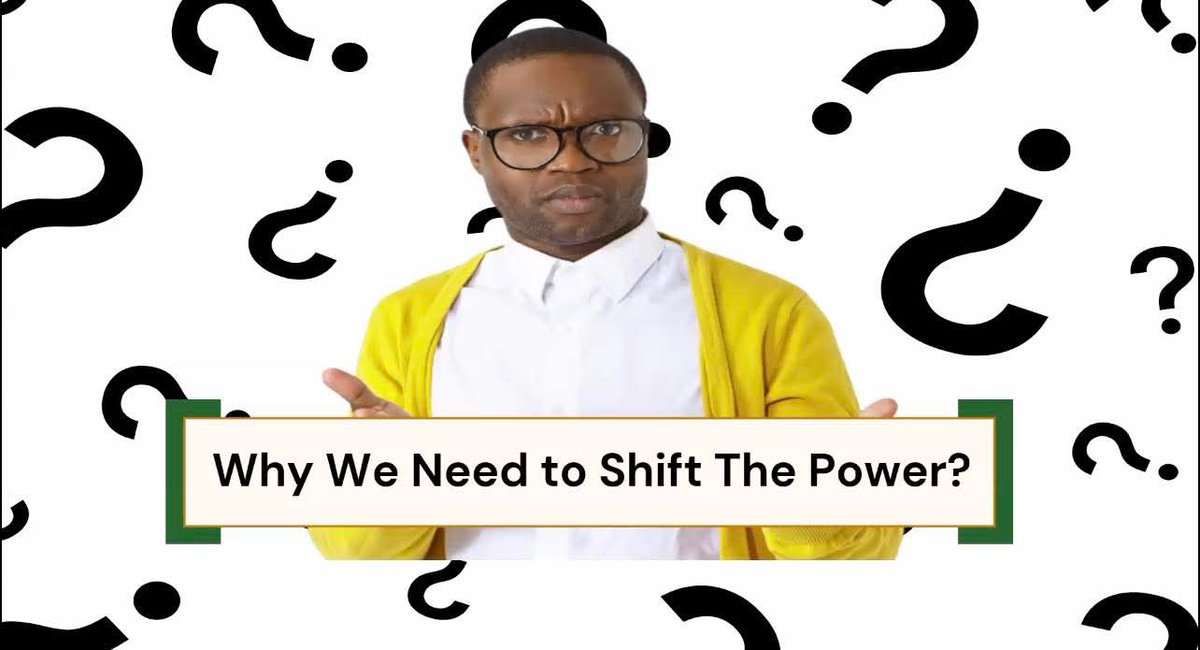 Racheal reminds us of one important point: Under #ShiftThePower, trust should be mutual.  Communities need to have confidence in you as a funder. Ask yourself, are they confident in you?? 
#fypシ#ShiftThePower #powerful