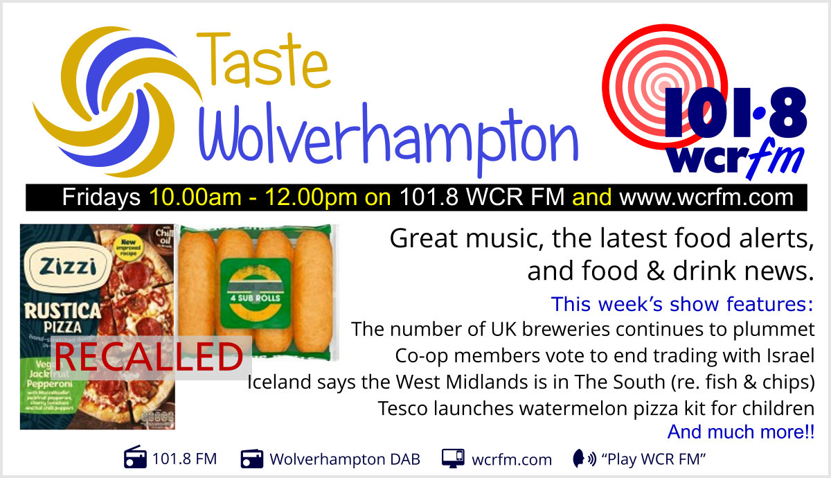 Taste Wolverhampton (@tastewolves) on Twitter photo In this Friday morning's <a href="/Taste/">Taste Success</a> Wolverhampton we have the latest food alerts around 10.30, and the #foodie What's On around 11.30.
All this with some fine tunes.
Join David King 10-12 on 101.8FM and DAB Digital locally, online, and on smart speakers. In this Friday morning's <a href="/Taste/">Taste Success</a> Wolverhampton we have the latest food alerts around 10.30, and the #foodie What's On around 11.30.
All this with some fine tunes.
Join David King 10-12 on 101.8FM and DAB Digital locally, online, and on smart speakers.