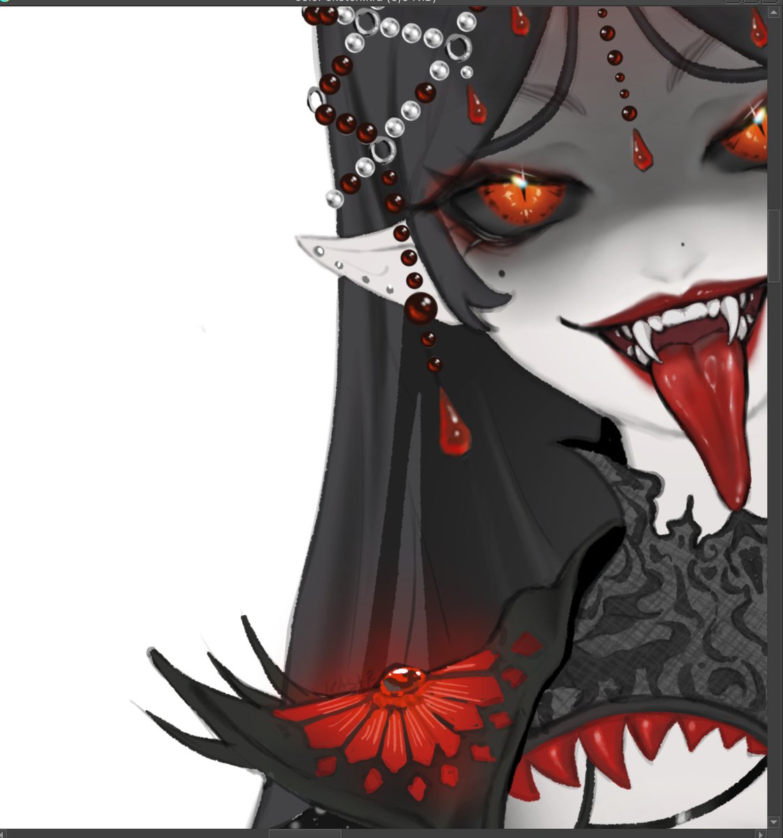 Be careful! She might bite!!!