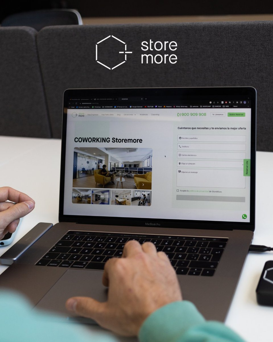 ¿Sabías que en Storemore tienes coworking y trastero en el mismo edificio?
✅ Espacios flexibles
✅ Acceso digital 365 días
✅ Zonas de networking
✅ Wifi de banda ancha e impresora
Todo lo que tu proyecto necesita, ¡en un solo lugar!