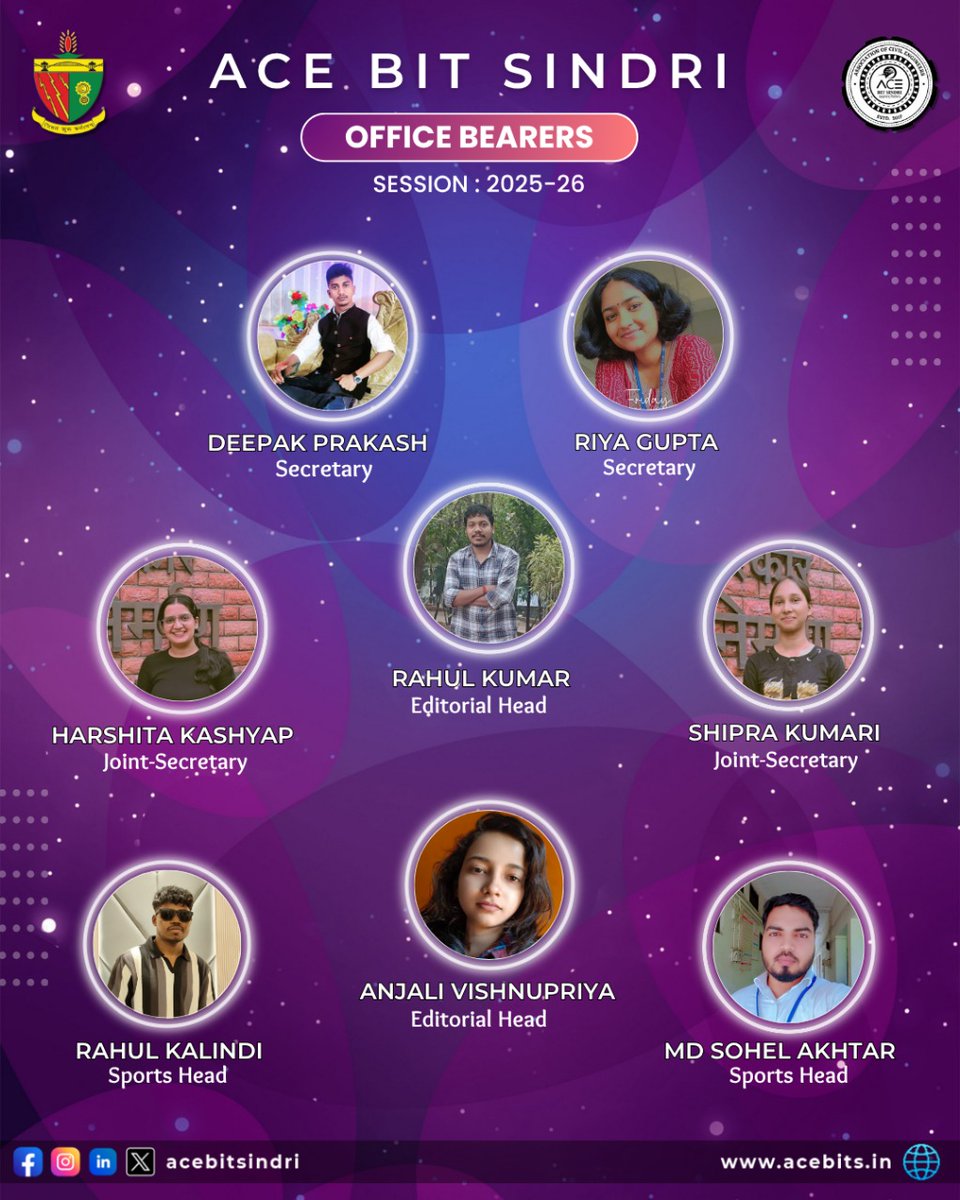 AceSindri's tweet photo. "Leadership isn’t about power, but care." – Simon Sinek
ACE BIT Sindri's 2k22 batch steps in with fresh zeal. Gratitude to outgoing leaders; best wishes to the new team as they lead, inspire, and elevate the ACE legacy.
#acebits #bitsindri https://t.co/Njdi9MdBoI