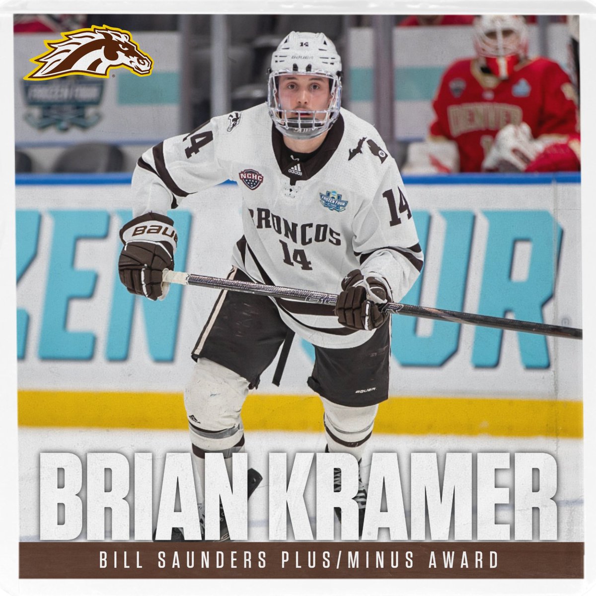 A game changer on the blue line! Brian Kramer made an impact during every shift!   

#BroncosReign