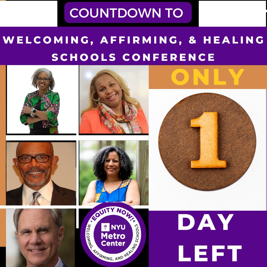 NYU Metro Center (@metronyu) on Twitter photo We are just 1 day away from <a href="/metronyu/">NYU Metro Center</a>'s 3rd annual education convening, featuring <a href="/gjladson/">AKAdemic</a>, <a href="/MeishaPorter/">Dr. Meisha Porter</a>, <a href="/bailabomba/">Straight Outta Haisha ๐ญ๐น</a>, & <a href="/nyusteinhardt/">NYU Steinhardt</a>. Check out the full schedule for the conference here: bit.ly/4cc4WLO We are just 1 day away from <a href="/metronyu/">NYU Metro Center</a>'s 3rd annual education convening, featuring <a href="/gjladson/">AKAdemic</a>, <a href="/MeishaPorter/">Dr. Meisha Porter</a>, <a href="/bailabomba/">Straight Outta Haisha ๐ญ๐น</a>, & <a href="/nyusteinhardt/">NYU Steinhardt</a>. Check out the full schedule for the conference here: bit.ly/4cc4WLO