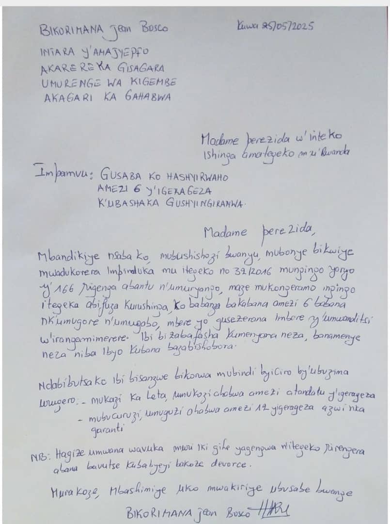 TWAHIRWA Alphonse (@twahirwaipha) on Twitter photo Inzego zishinzwe umuryango zifite akazi kenshi. Uyu arasaba ko mbere yo gusezerana, umusore yajya abanza akabana n'inkumi amezi 6 y'igerageza.<a href="/Kamonyi/">Kamonyi District</a> baherutse gusaba kwemererwa kurongora abagore benshi ngo byagabanya GVB. <a href="/RwandaGender/">Ministry of Gender & Family Promotion | Rwanda</a> bene aha muba mubonye ko akazi ari kenshi Inzego zishinzwe umuryango zifite akazi kenshi. Uyu arasaba ko mbere yo gusezerana, umusore yajya abanza akabana n'inkumi amezi 6 y'igerageza.<a href="/Kamonyi/">Kamonyi District</a> baherutse gusaba kwemererwa kurongora abagore benshi ngo byagabanya GVB. <a href="/RwandaGender/">Ministry of Gender & Family Promotion | Rwanda</a> bene aha muba mubonye ko akazi ari kenshi