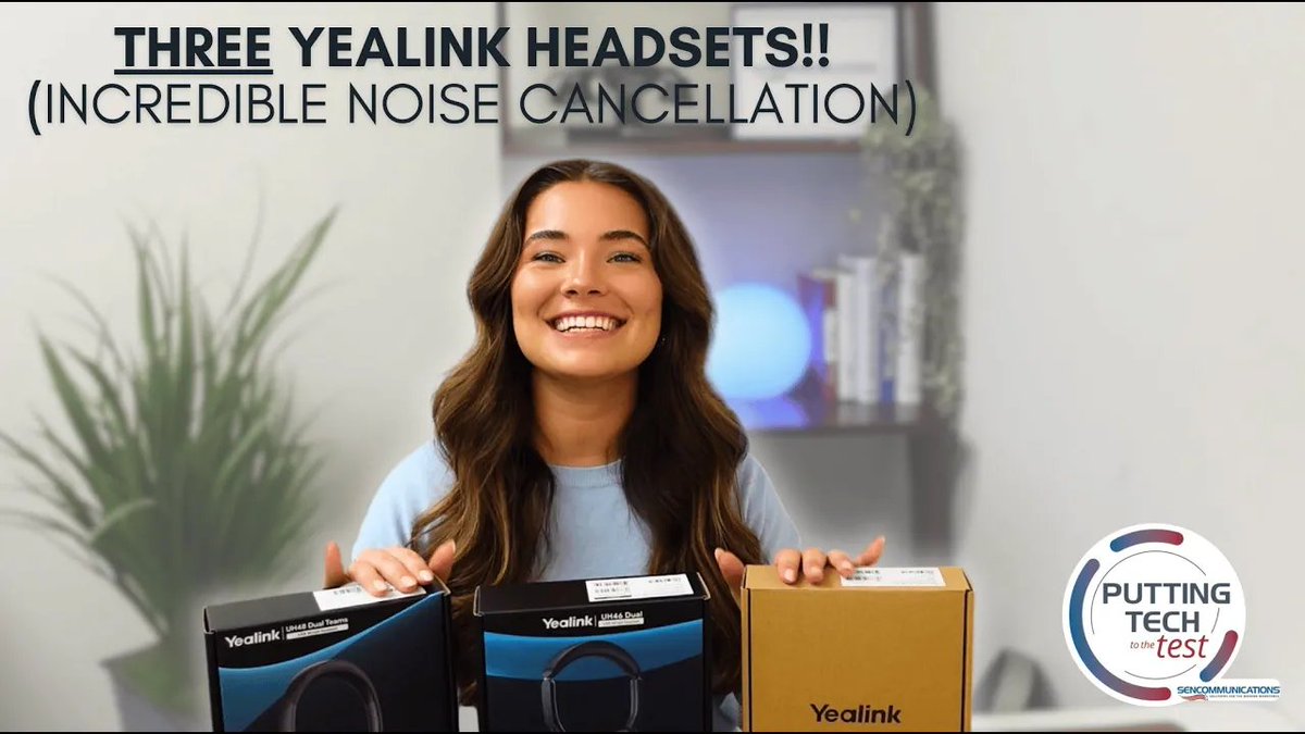 Sencommunications (@sencomm_) on Twitter photo Our Tech Expert, Makena, puts three new <a href="/YealinkNews/">Yealink Official</a> USB headsets to the test—UH44, UH46, and UH48—to help you figure out which is the best fit for your workday.👇
loom.ly/Duxk3SY
#sencomm #headsets #hybridwork #technologypartner #puttingtechtothetest #yealink Our Tech Expert, Makena, puts three new <a href="/YealinkNews/">Yealink Official</a> USB headsets to the test—UH44, UH46, and UH48—to help you figure out which is the best fit for your workday.👇
loom.ly/Duxk3SY
#sencomm #headsets #hybridwork #technologypartner #puttingtechtothetest #yealink