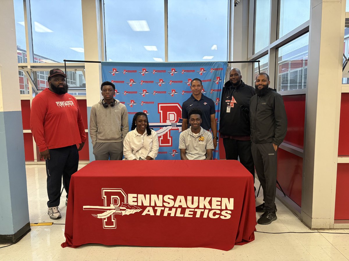 We couldn't be happier for these 3 young men continuing their academic/athletic careers
CONGRATULATIONS 
Bryheen -ROWAN (FB) 
Vincent -MONTCLAIR ST (FB) 
Glenn - WIDENER (TF)
You guys have been through the ups and downs of being a HS athlete &amp; YOU STAYED THE COURSE‼️
#CODERED🔴🔴