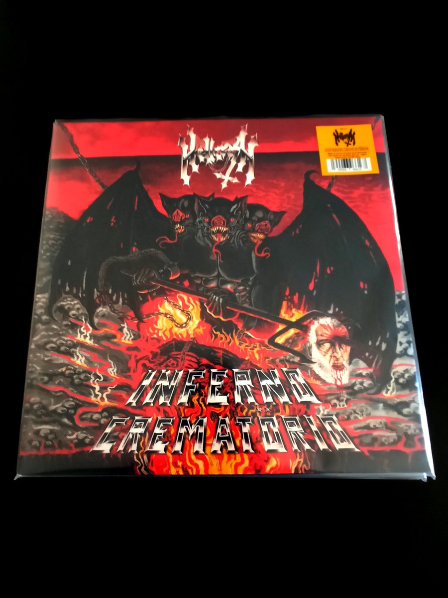 helldprod's tweet image. HELLCRASH - Inferno Crematörio

- CD includes sticker and obi
- Regular gatefold edition LP

Available at helldprod.com

#helldprod #Hdprod #hellcrash #blackthrash #speedmetal #DyingVictimsProductions #blackspeedmetal #instocknow #cd #lp