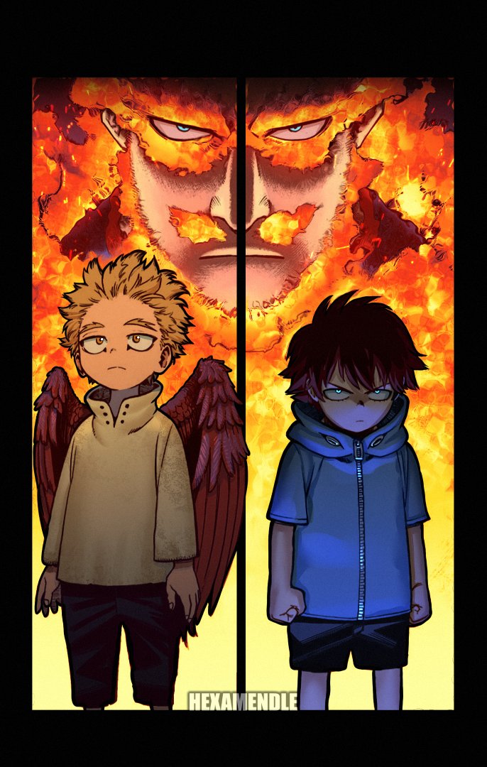 Inspiration, Resentment.
Manga: My Hero Academia [Vol.31 Extra]
(Commission)