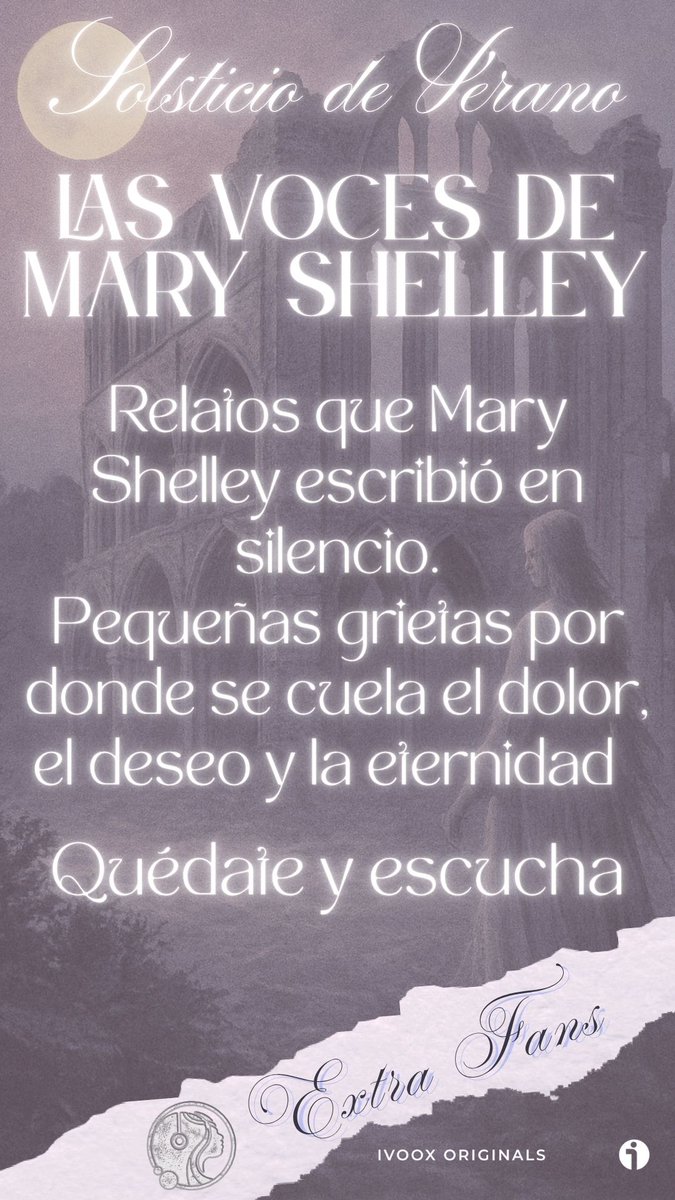 VIERNES: 🎧Abrimos el umbral con 'El mortal inmortal', de Mary Shelley disponible para todos los oyentes en <a href="/ivoox/">iVoox</a> 
Los demás relatos habitarán en la taberna galáctica🚀 como ofrenda a quienes sostienen este podcast con su apoyo y complicidad.  Gracias por hacerlo posible.✨