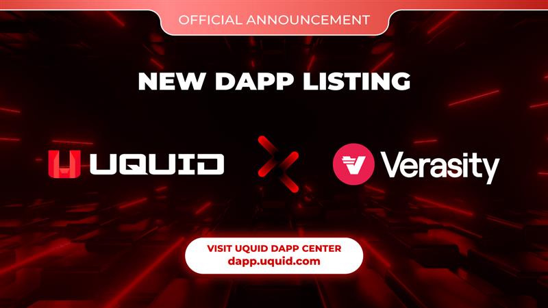 🚀 Welcoming <a href="/verasitytech/">Verasity (2025 ⏩)</a> as the #235 Dapp on UQUID Dapp Center!

Verasity is a blockchain-driven ecosystem built to combat advertising fraud, utilizing AI and patented Proof of View technology to ensure verified ad impressions.
🔹 300,000+ VeraWallet users
🔹 800,000+ community
