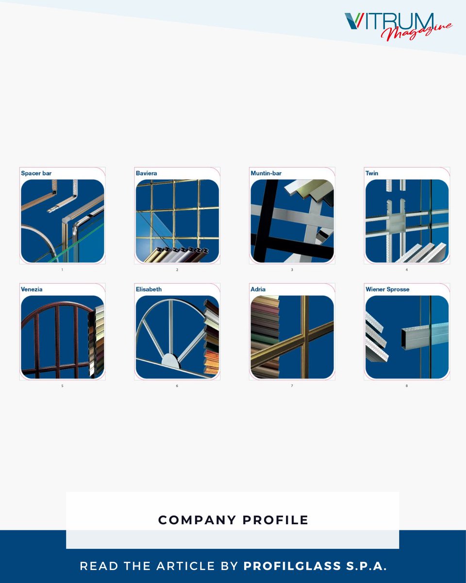 Profilglass began its activity with the production of aluminum profiles for double glazing, quickly establishing itself in the sector with exports to more than 85 countries worldwide.

➡️ vitrumlife.it/en/presentazio… 

#glass #glassindustry #VITRUM25