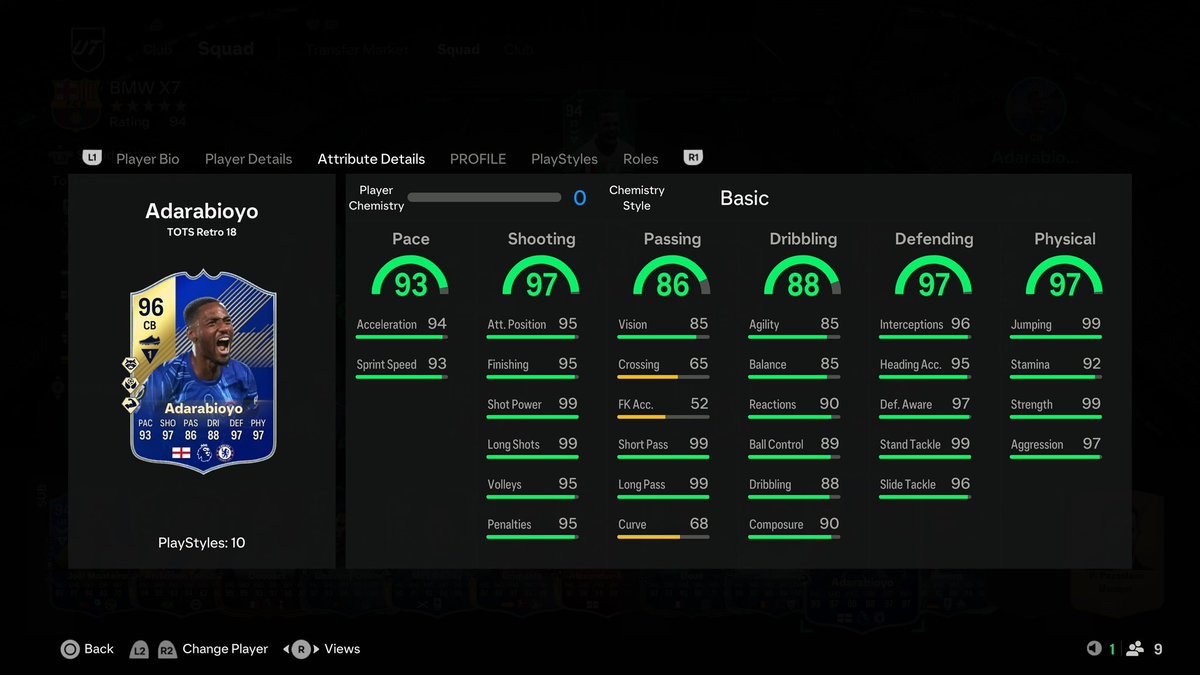 97 shooting it’s crazy LOL #Chelsea #Fc25 #UECLfinal