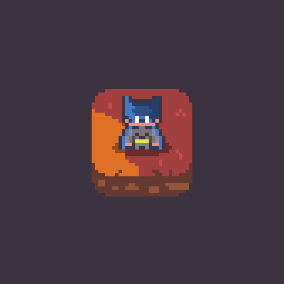 nukuezza's tweet photo. 🦇 Tiny Batman Pixel Wallpaper (16x16) Style.
A pixel-sized Dark Knight to guard your screen.

Want to support what I do or just love tiny Batman?

🖤 Grab it here → https://t.co/E4rqpbTGmV

#pixelart #batman #16x16 #wallpaper #freebie #kofi #doodles https://t.co/YDUzm1zkyj