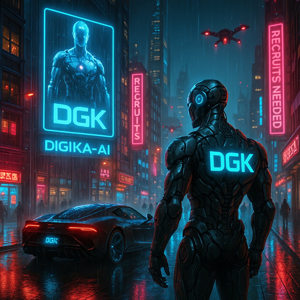 digikaai's tweet image. Digika AI isn’t building just a platform — it’s building a force.
DGK empowers the next generation of decentralized freelancers.
#DGK #DigikaAI #Web3Freelance