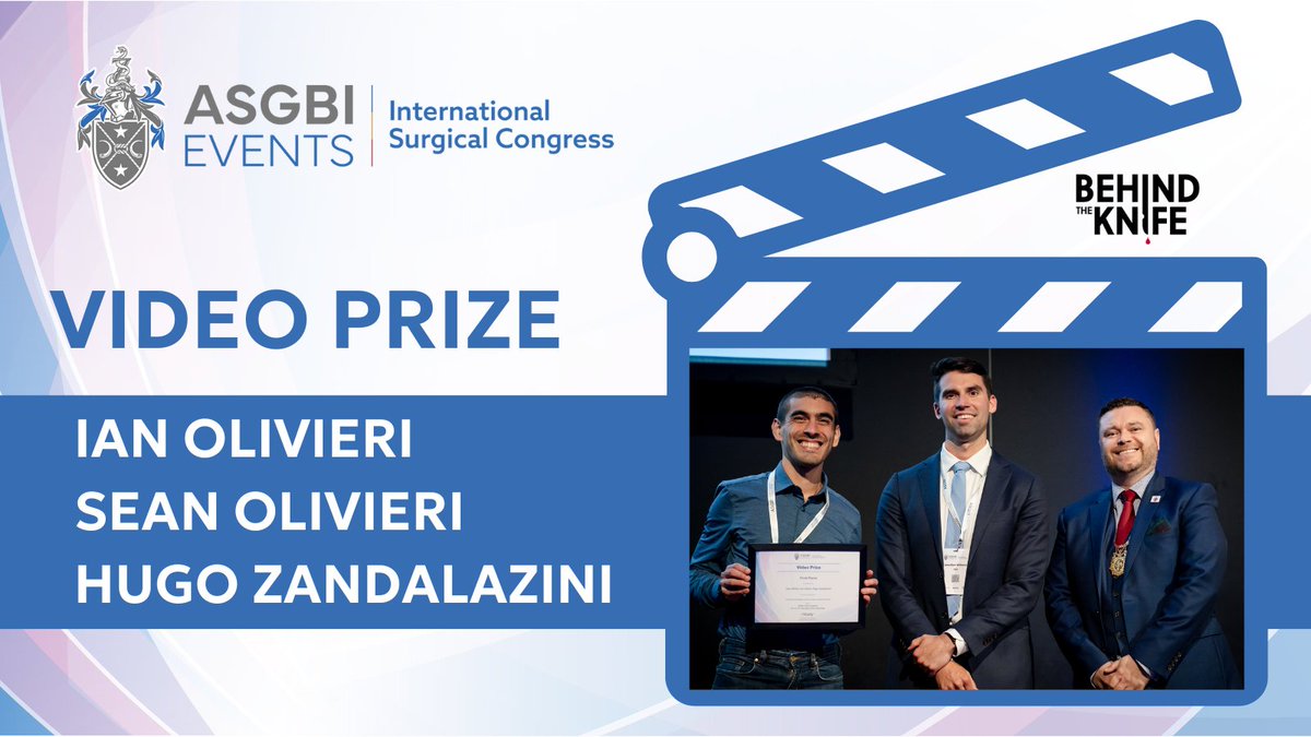 ASGBI (@asgbi) on Twitter photo Well done to the winners of our all-new Video Prize at #ASGBI2025! Ian Olivieri, Sean Olivieri and Hugo Zandalazini were awarded the prize for their entry, 'The Artificial Intelligence Journey at Argerich Hospital'. Pictured here is Ian along with our President, <a href="/SurgeryHPB/">Christian Macutkiewicz 🏳️🌈 (he/him)</a> and Well done to the winners of our all-new Video Prize at #ASGBI2025! Ian Olivieri, Sean Olivieri and Hugo Zandalazini were awarded the prize for their entry, 'The Artificial Intelligence Journey at Argerich Hospital'. Pictured here is Ian along with our President, <a href="/SurgeryHPB/">Christian Macutkiewicz 🏳️🌈 (he/him)</a> and