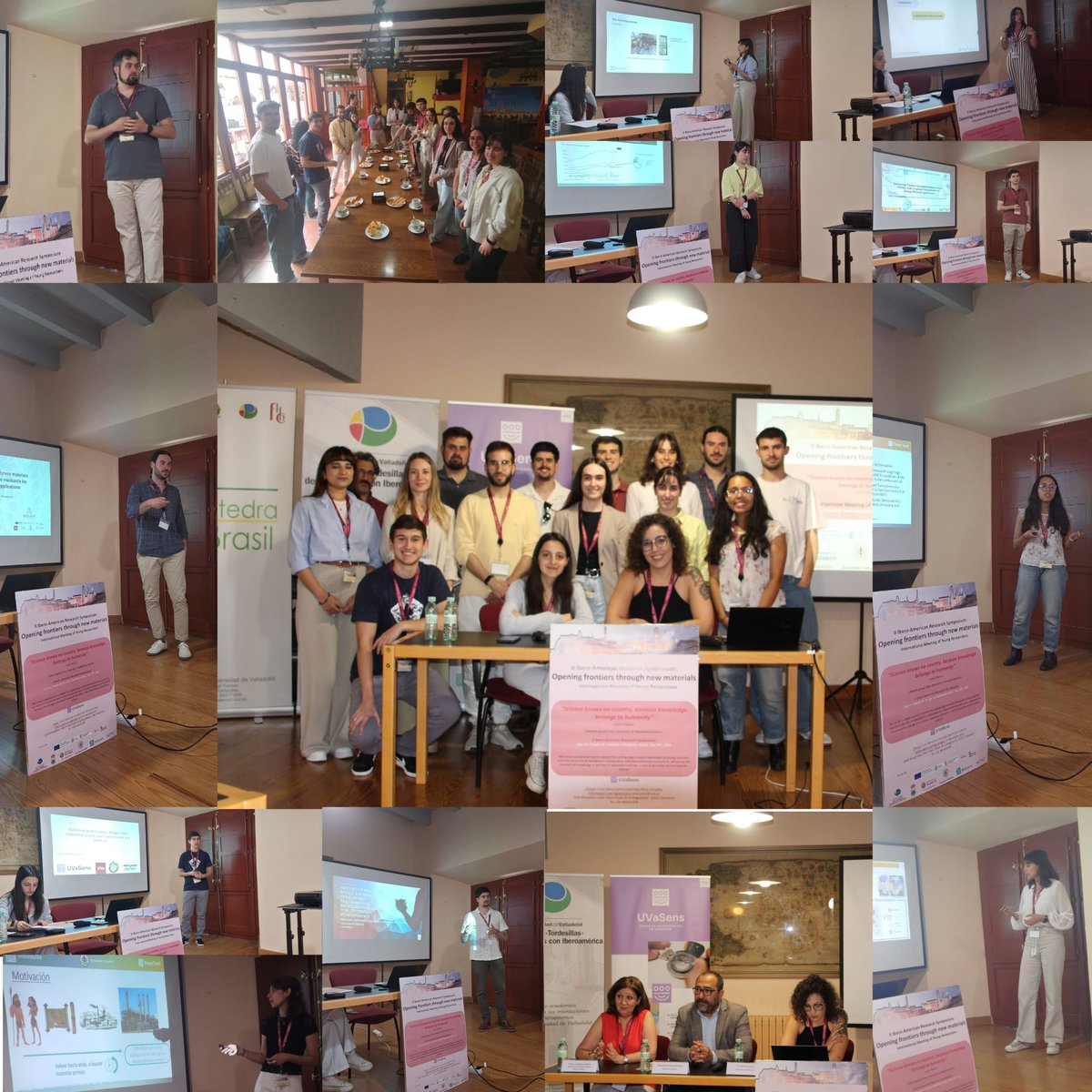 UVaSens's tweet image. Ayer celebramos el II Ibero-American Research Symposium: Opening frontiers through new materials en el marco del proyecto #MA2TEC consolidando las relaciones entre jóvenes investigadores
¡Gracias por acompañarnos desde los grupos de #CellMat #AHMat y #PressTech!