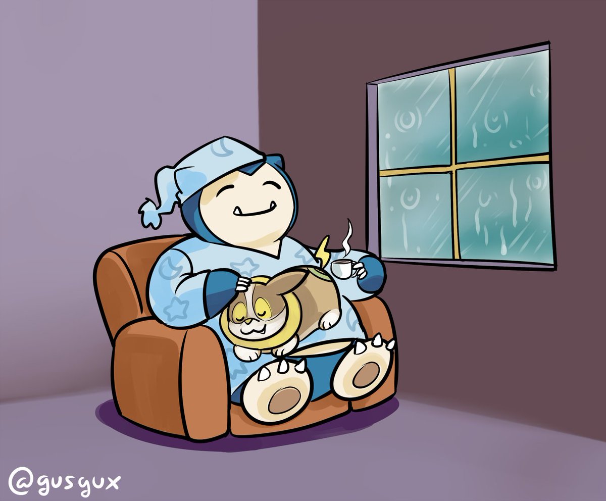 El snorlax disfrutando la lluvia sin mojarse ha visitado tu timeline.
Dale RT para que te traiga fresquito y descanso del calorón.