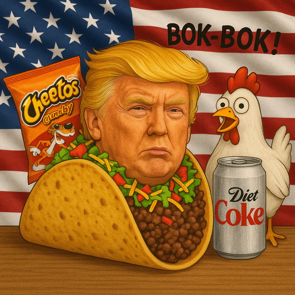 Fozon Capital (@fozoncapital) on Twitter photo <a href="/SpencerHakimian/">Spencer Hakimian</a> It would be a very huge shame indeed.
Taco Trumps are now becoming America's favorite food. <a href="/SpencerHakimian/">Spencer Hakimian</a> It would be a very huge shame indeed.
Taco Trumps are now becoming America's favorite food.