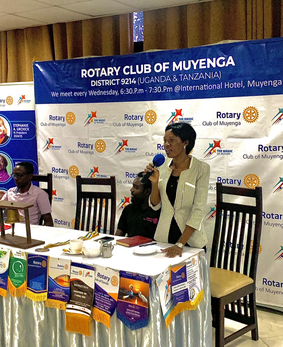 Kirunda SandraⓂ️⚖️ (@kirunda_sa26510) on Twitter photo Yesterday at the Youth Service Fellowship with the <a href="/RotaryMuyenga/">Rotary Club Muyenga</a> I was honored to be one of the panelists, sharing my journey and lessons with a room full of passionate changemakers.
I am humbled for such platform rendered to us the rotaractors.
#YouthDevelopment #RotaryYouth Yesterday at the Youth Service Fellowship with the <a href="/RotaryMuyenga/">Rotary Club Muyenga</a> I was honored to be one of the panelists, sharing my journey and lessons with a room full of passionate changemakers.
I am humbled for such platform rendered to us the rotaractors.
#YouthDevelopment #RotaryYouth