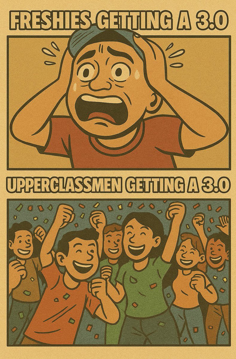 Yung naka 3.0 ka sa isang subject

Freshies: Tara inom 🥹🥲😢😭

Upper Classmen: Tara inom! 🥳🎊🎉🍻

#SarapMagJacques