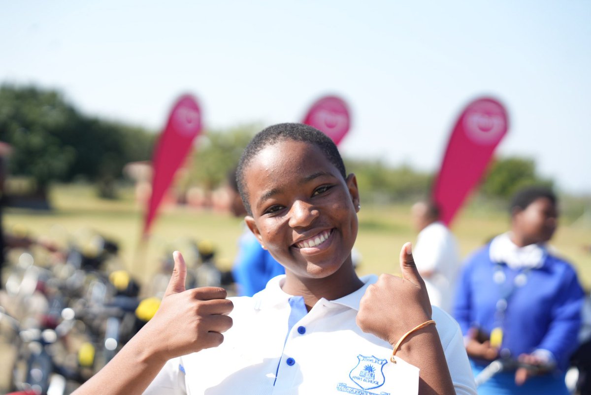 🚲 Langelihle High School is on the move — literally and academically.

Located in KwaNgwanase, within the Umhlabuyalingana Local Municipality of KwaZulu-Natal, this public secondary school has seen remarkable progress — and we're proud to be part of the journey.

This marks our