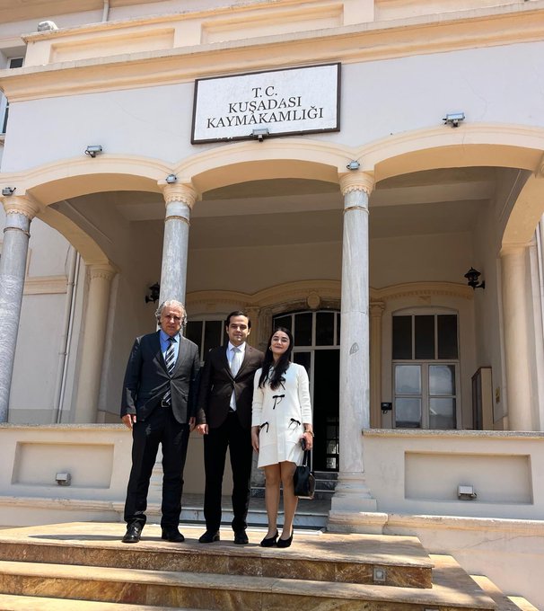 Kuşadası Kaymakamı İbrahim Keklik’e Ziyaret