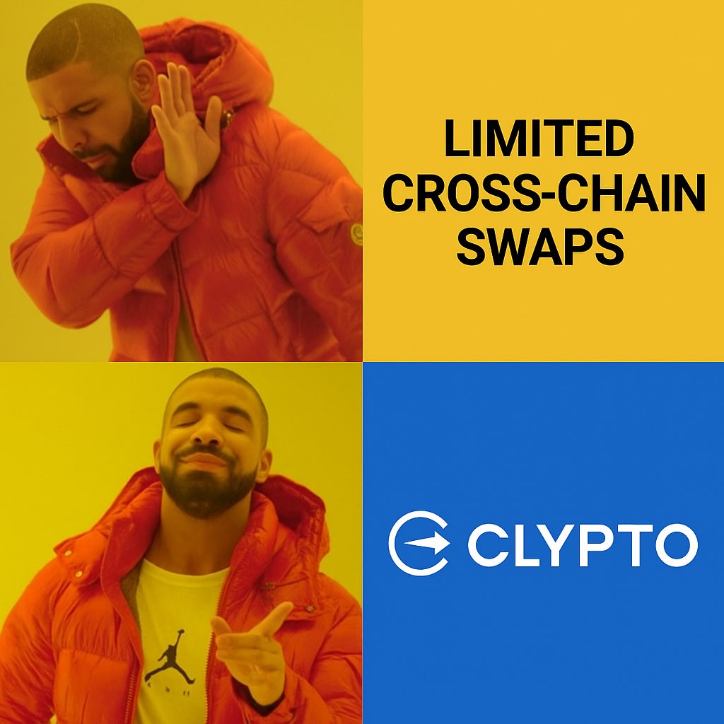 CarlDonnie63870's tweet photo. Discover @clyptoApp 🚀 for a Fast, secure, and seamless cross-chain swaps. Say goodbye to limitations!, use https://t.co/cq4GkVjcYz 🌐🔒 #Clypto #CrossChainSwap https://t.co/oqEgWIB7K0