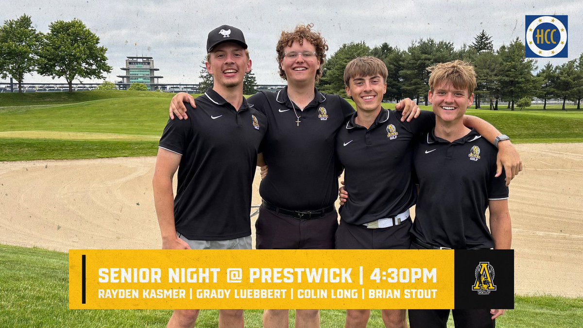 AvonHSGolf (@avonhsgolf) on Twitter photo Sun is Out! ☀️ Come watch our Seniors play the Roncalli Royals tonight at Prestwick.
Also in the Lineup: Sean Kiel (JR), Eric Majors (SO), Griffin Ray (SO)
<a href="/OrioleAthletics/">Avon OrioleAthletics</a>
<a href="/rayden_kaz18/">Rayden Kasmer</a>
<a href="/fbcoachjmayo/">Jonathan Mayo</a> Sun is Out! ☀️ Come watch our Seniors play the Roncalli Royals tonight at Prestwick.
Also in the Lineup: Sean Kiel (JR), Eric Majors (SO), Griffin Ray (SO)
<a href="/OrioleAthletics/">Avon OrioleAthletics</a>
<a href="/rayden_kaz18/">Rayden Kasmer</a>
<a href="/fbcoachjmayo/">Jonathan Mayo</a>