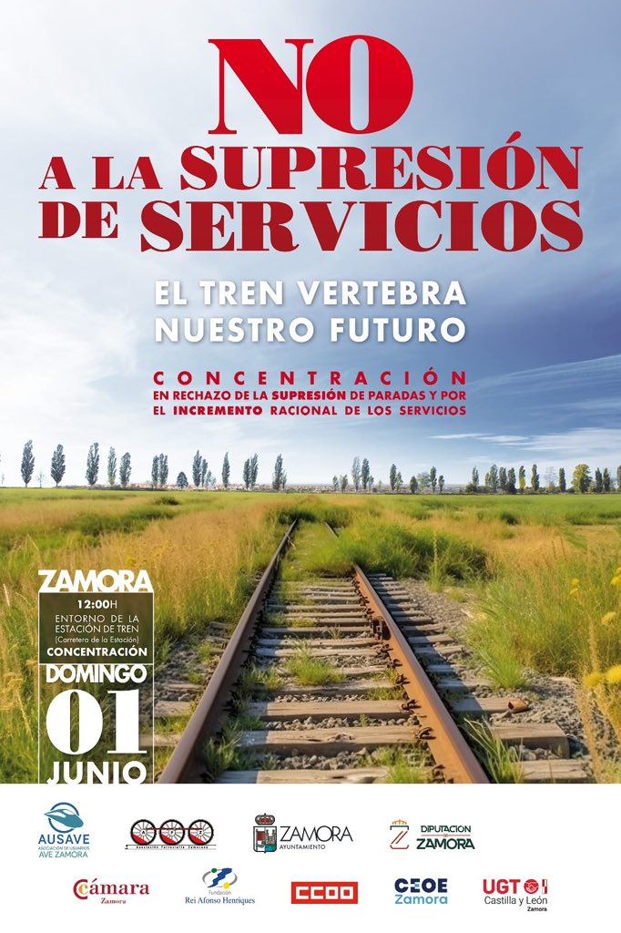 Fèlix Alonso Cantorné 🔻 (@alonsocantorne) on Twitter photo Ayer, nos reunimos con las plataformas del <a href="/AVE_CyL/">🚄Usuarios AVE Castilla y León</a>
Esta mañana en la sede de <a href="/IUZamora/">IU Zamora</a>, hemos solicitado al ministerio suspender la reordenación prevista si no pone antes un "tren madrugador" desde Sanabria
Pregunta escrita presentada en el Congreso👇
🔗laopiniondezamora.es/zamora/2025/05… Ayer, nos reunimos con las plataformas del <a href="/AVE_CyL/">🚄Usuarios AVE Castilla y León</a>
Esta mañana en la sede de <a href="/IUZamora/">IU Zamora</a>, hemos solicitado al ministerio suspender la reordenación prevista si no pone antes un "tren madrugador" desde Sanabria
Pregunta escrita presentada en el Congreso👇
🔗laopiniondezamora.es/zamora/2025/05…