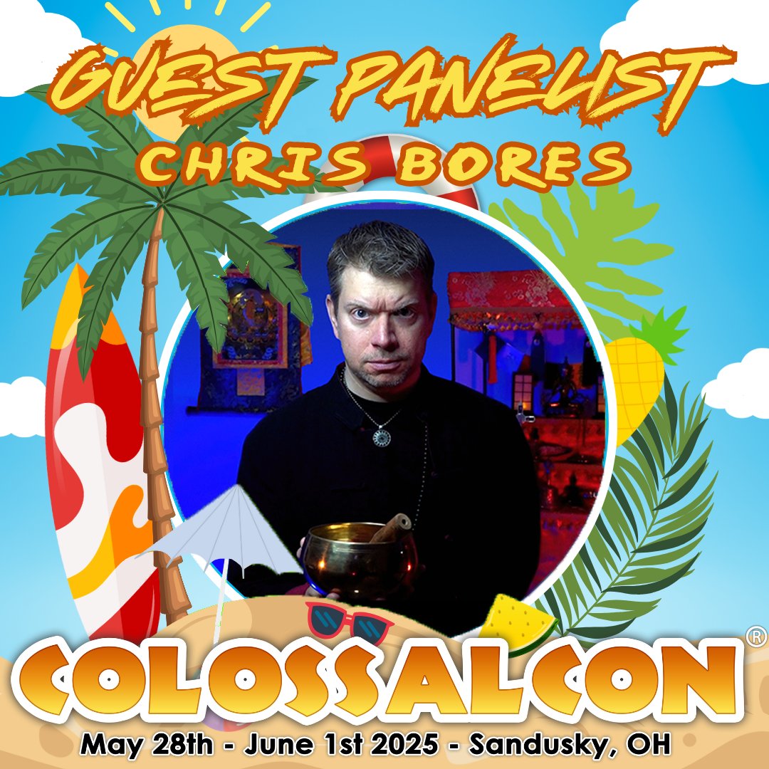 ChrisBoresIG's tweet image. Collosalcon appearance tomorrow in Sandusky Ohio! I'm getting there Friday evening at 9:00 in theater 4, I will be debuting the brand new Ghost Doctor episode. Then some Q & A afterward.
I will be there all-day Saturday for autographs, pictures, and more
