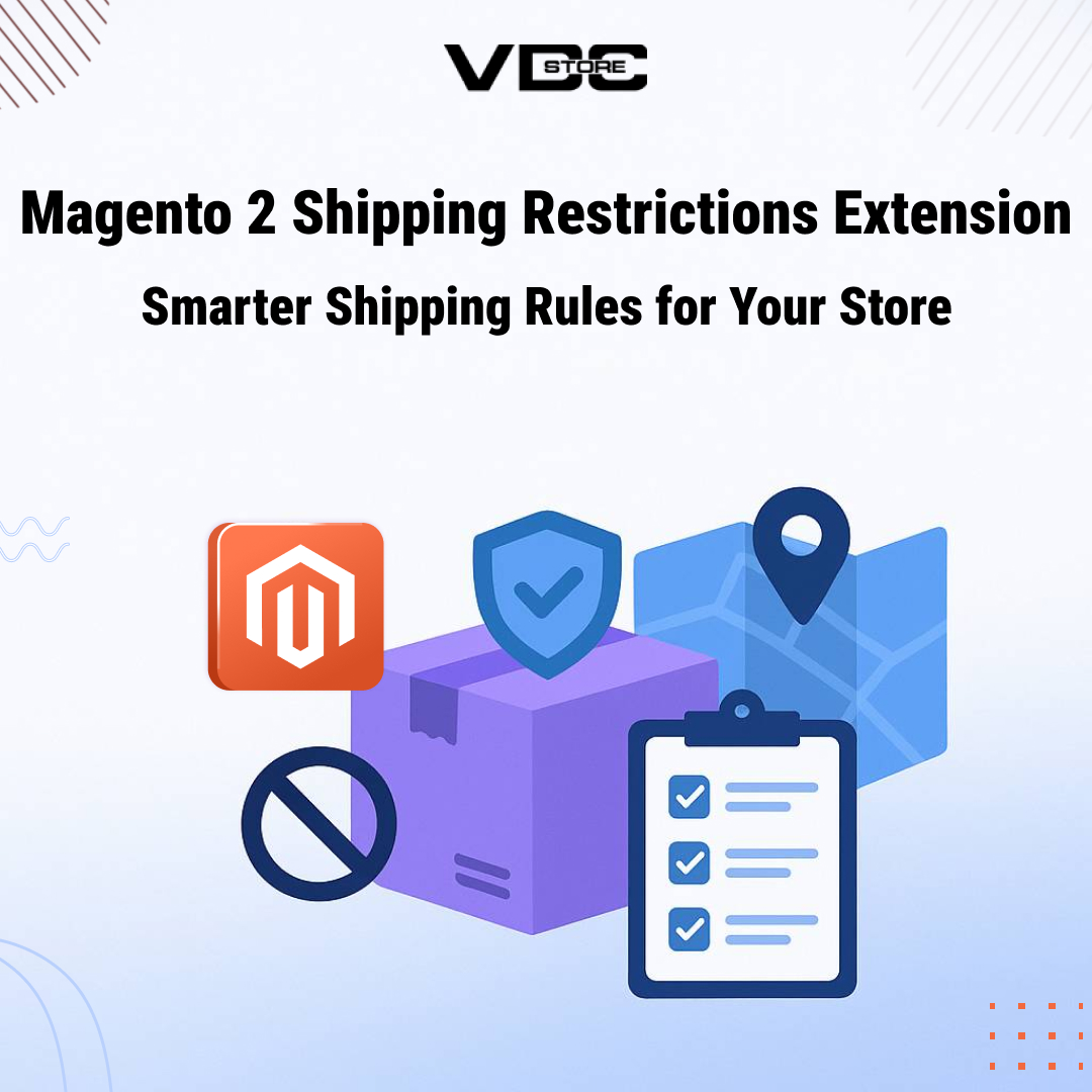 StoreVdc's tweet photo. 🚫📦 Take full control of your deliveries with our Magento 2 Shipping Restrictions Extension!
Set smarter shipping rules by location, product, cart, and more.
👉 Get it now at: https://t.co/SgbaWwbG6E
Boost efficiency today! 🔗 #Magento2 #eCommerce #ShippingRules https://t.co/EUPP0Zldf1