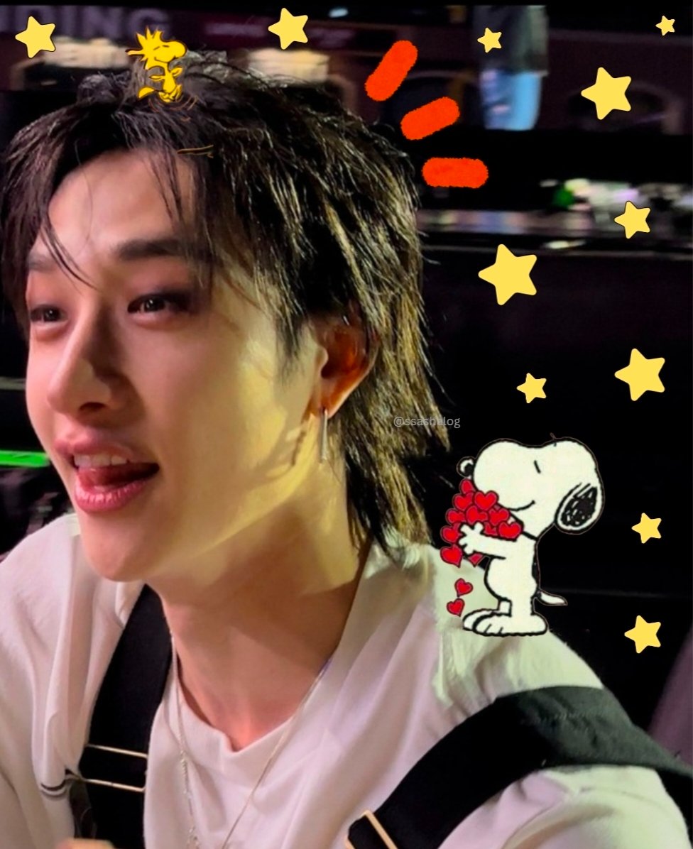 snoopygnab's tweet photo. snoopy loves channie a lot :) https://t.co/iDAZCE19jN