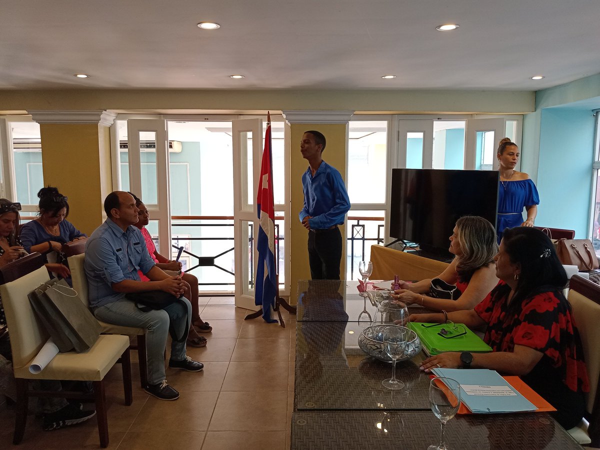 Consejo Electoral Provincial Santiago de Cuba🇨🇺 (@cepstgo_cuba) on Twitter photo #CENCuba/ Ya inició el 4to Taller Nacional de la Dirección de Supervisión del órgano electoral🇨🇺, desde #SantiagodeCuba, presidido por Mariela Rondón Pereña, Vicepresidenta de <a href="/Elecciones_Cuba/">Elecciones en Cuba</a> y por Elsa Linares, Directora de la Dirección de Supervisión #CENCuba/ Ya inició el 4to Taller Nacional de la Dirección de Supervisión del órgano electoral🇨🇺, desde #SantiagodeCuba, presidido por Mariela Rondón Pereña, Vicepresidenta de <a href="/Elecciones_Cuba/">Elecciones en Cuba</a> y por Elsa Linares, Directora de la Dirección de Supervisión