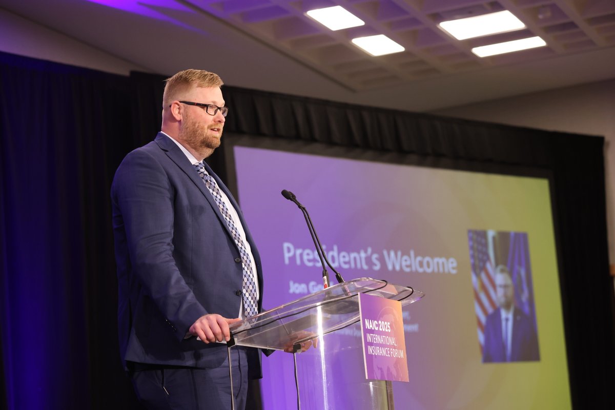 As he kicked off the 2025 #NAICIIForum, NAIC President and North Dakota Insurance Commissioner Jon Godfread highlighted the event's "testament to the power of collaboration in a rapidly changing world."